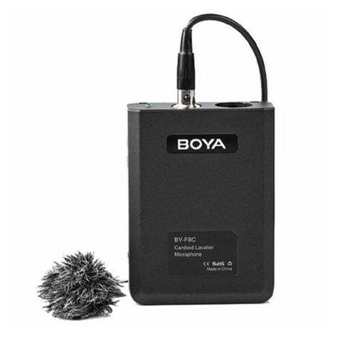 Boya By-F8c Kardioid Lavalier Mikrofon Videóhoz Vagy Hangszerekhez