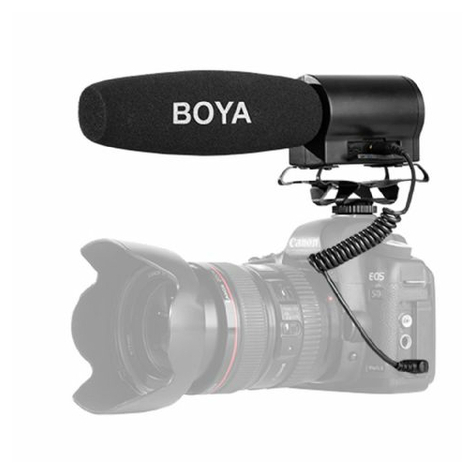 Boya Mini Kondenzátor Mikrofon By-Dmr7 Diktafonnal