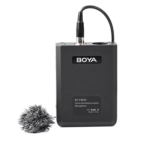 Boya Professzionális Lavalier Mikrofon By-F8od Omnidirectional