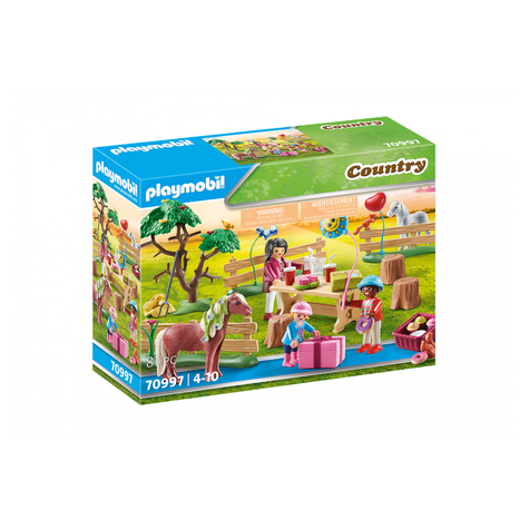 Playmobil Country - Gyerek Születésnapi Party A Pónifarmon (70997)