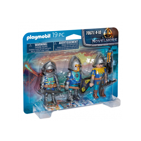 Playmobil Novelmore - 3 Darabos Novelmore Lovag Készlet (70671)