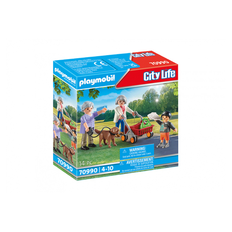 Playmobil City Life - Nagyszülők Unokával (70990)