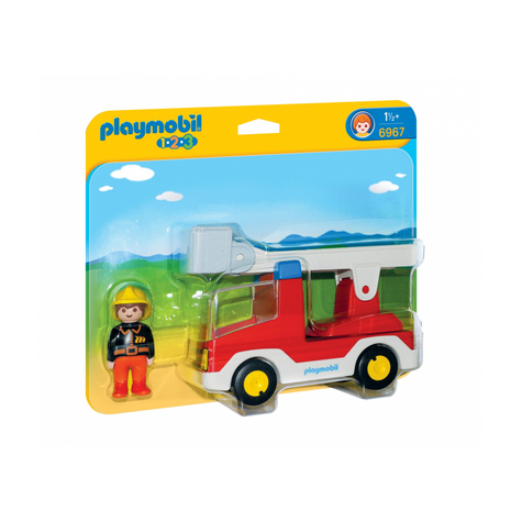 Playmobil 1.2.3 - Tűzoltóautó (6967)