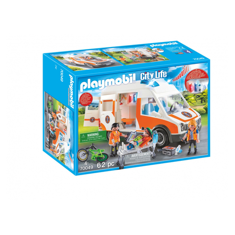 Playmobil City Life - Mentőautó Fénnyel És Hanggal (70049)