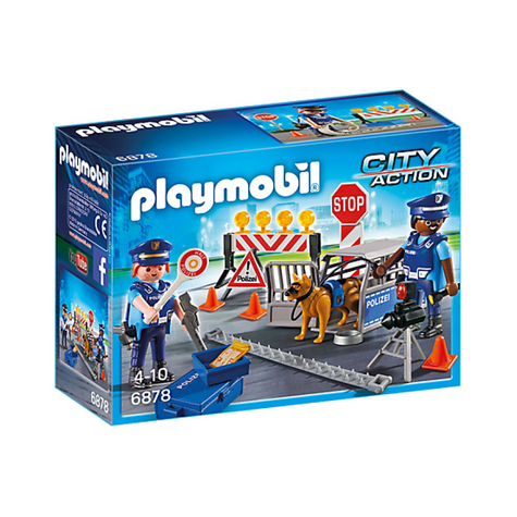 Playmobil City Action - Rendőrségi Sorompó (6878)