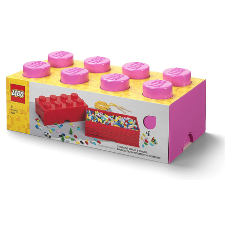Lego Tároló Tégla 8 Pink (40041739)