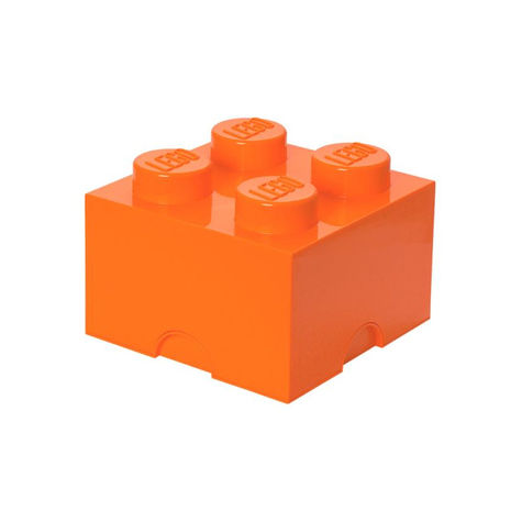 Lego Tároló Tégla 4 Orange (40031760)