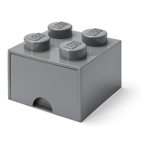 Lego Tároló Tégla Fiók 4 Sökésszürke (40051754)