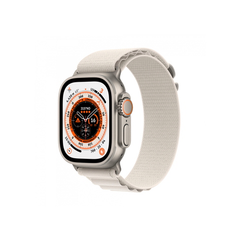 Apple Watch Ultra Gps + Cellular 49 Mm-Es Titánium Starlight Alpine Loop Mqfq3fd/A