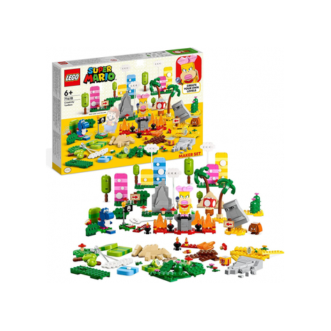Lego Super Mario - Kreatív Dobozos Szinttervező Készlet (71418)