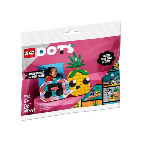 Lego Dots - Ananász Fotótartó És Mini Krétatábla (30560)
