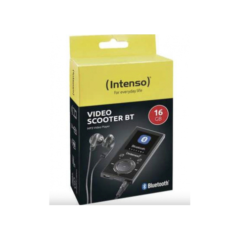 Intenso Video Scooter Bt 1.8 16gb Fekete 3717470