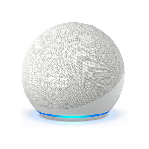 Amazon Echo Dot (5. Generáció) Órával - Fehér - B09b95dtr4