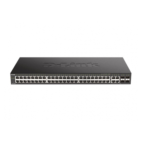 Dlink L3 Menedzselt 48x10/100/1000+ 4x Fast Ethernet/Gigabit Sfp Dgs-2000-52