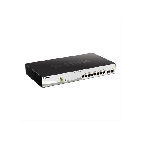 D-Link 10 Portos Gigabit Smart Managed Poe Switch Dgs-1210-10mp/E