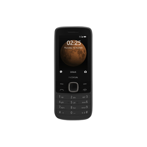 Nokia 225 2020 Dual Sim Fekete 16qenb01a26