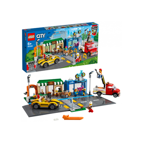 Lego City - Bevásárló Utca Üzletekkel (60306)