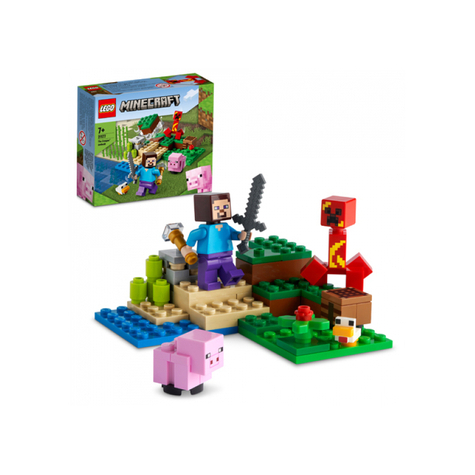 Lego Minecraft - A Kúszómászók Rajtaütése (21177)
