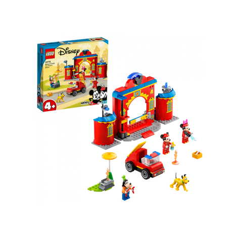 Lego Disney - Mickey Tűzoltóállomása És Tűzoltóautó (10776)