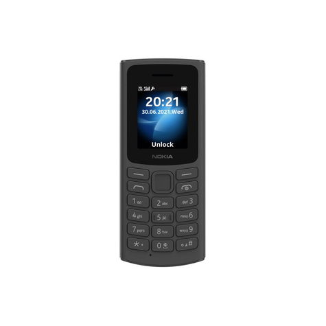 Nokia 105 4g Fekete Dual Sim 16vegb01a08