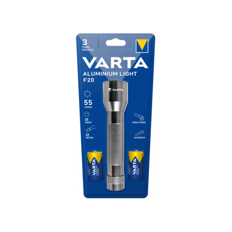 Varta Alumínium Lámpa F20 Pro 16607101421