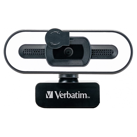 Verbatim Webkamera Micro+Light Awc-02 Full Hd 1080p Autof Kiskereskedelmi 49579