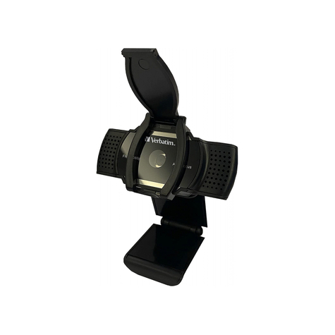 Verbatim Webkamera Mikrofonnal Awc-01 Full Hd 1080p Autofókuszos Kiskereskedelmi 49578