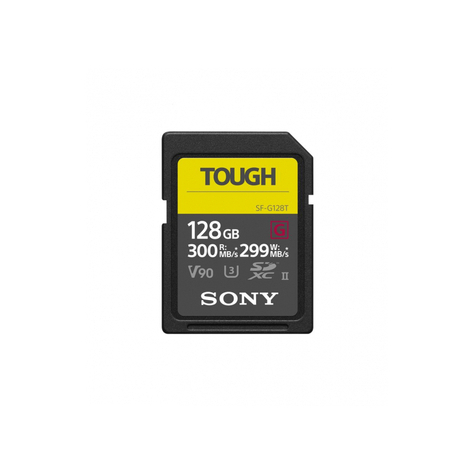 Sony Sf-G Sorozat Tough Sf-G 128t - Flash Memóriakártya Sfg1tg