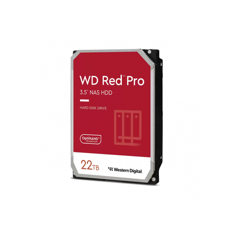 Wd Red Pro 22tb 512mb Cmr 3,5 Sata 6gb/S Serial Ata Wd221kfgx Wd221kfgx