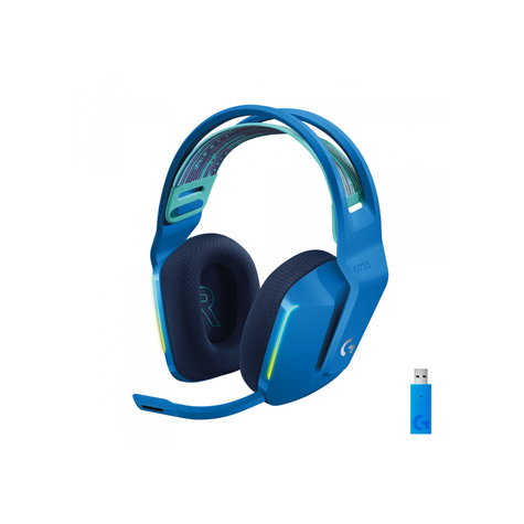 Logitech G G733 - Fejpánt - Játék - Kék - Forgatható Vezérlés 981-000943