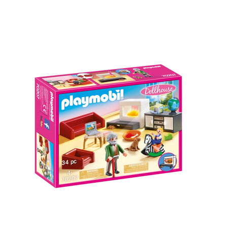 Playmobil Babaház - Hangulatos Nappali (70207)