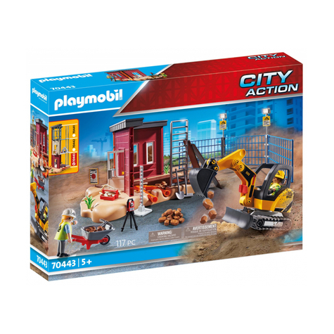 Playmobil City Action - Mini Kotrógép Alkatrésszel (70443)
