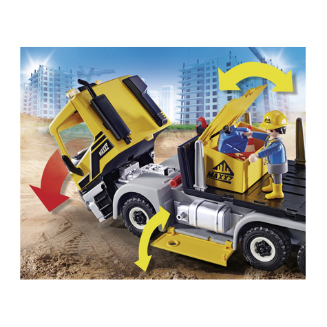 Playmobil City Action - Teherautó Cserélhető Karosszériával (70444)