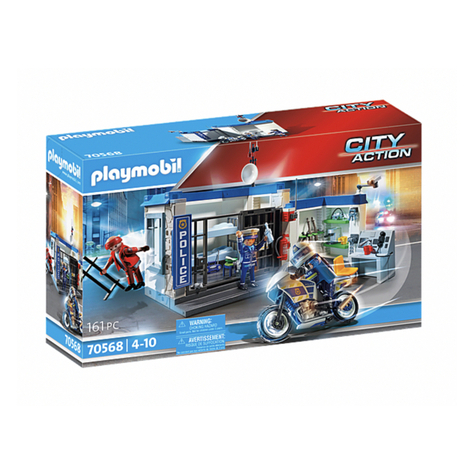 Playmobil City Action - Rendőrök Menekülnek A Börtönből (70568)