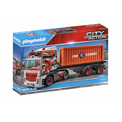 Playmobil City Action - Teherautó Pótkocsival (70771)
