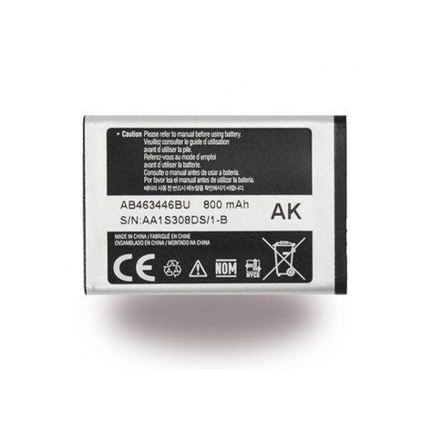 Samsung Li-Ion Akkumulátor - C3520 - 800mah Bulk - Ab463446ba