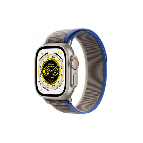 Apple Watch Ultra Gps Cellular 49mm Titanium Kék/Szürke Trail Loop Mnhl3fd/A