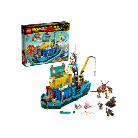 Lego Monkie Kid - Monkie Kids Titkos Csapatbázis (80013)