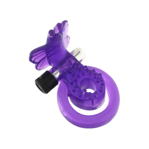 Péniszgyűrűk : Cock&Ball Ring Butterfly Jelly Vibe Seven Creations 4890888131790,,