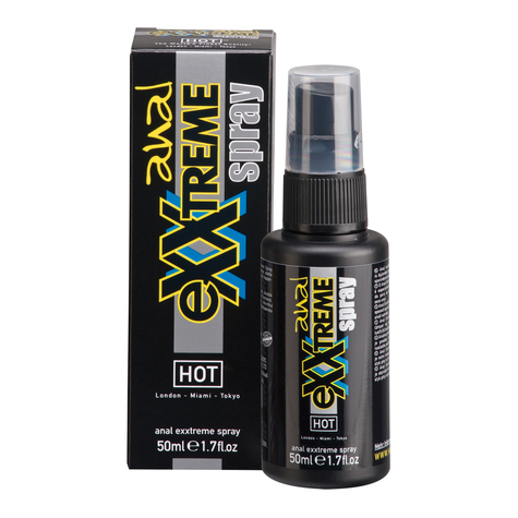 Krémek Gélek Lotionok Spray Anális : Hot Exxtreme Anális Spray 50 Ml