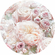Öntapadós, Nem Szőtt Tapéta / Fali Tetoválás - Rózsaszín És Krémszínű Rózsák - Méret 125 X 125 Cm