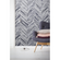 Non-Woven Wallpaper - Herringbone Pure Panel - Size 100 X 250 Cm