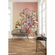 Non-Woven Wallpaper - Flamingos And Lillys - Size 200 X 280 Cm