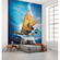 Non-Woven Wallpaper - Moana Ride The Wave - Size 200 X 280 Cm